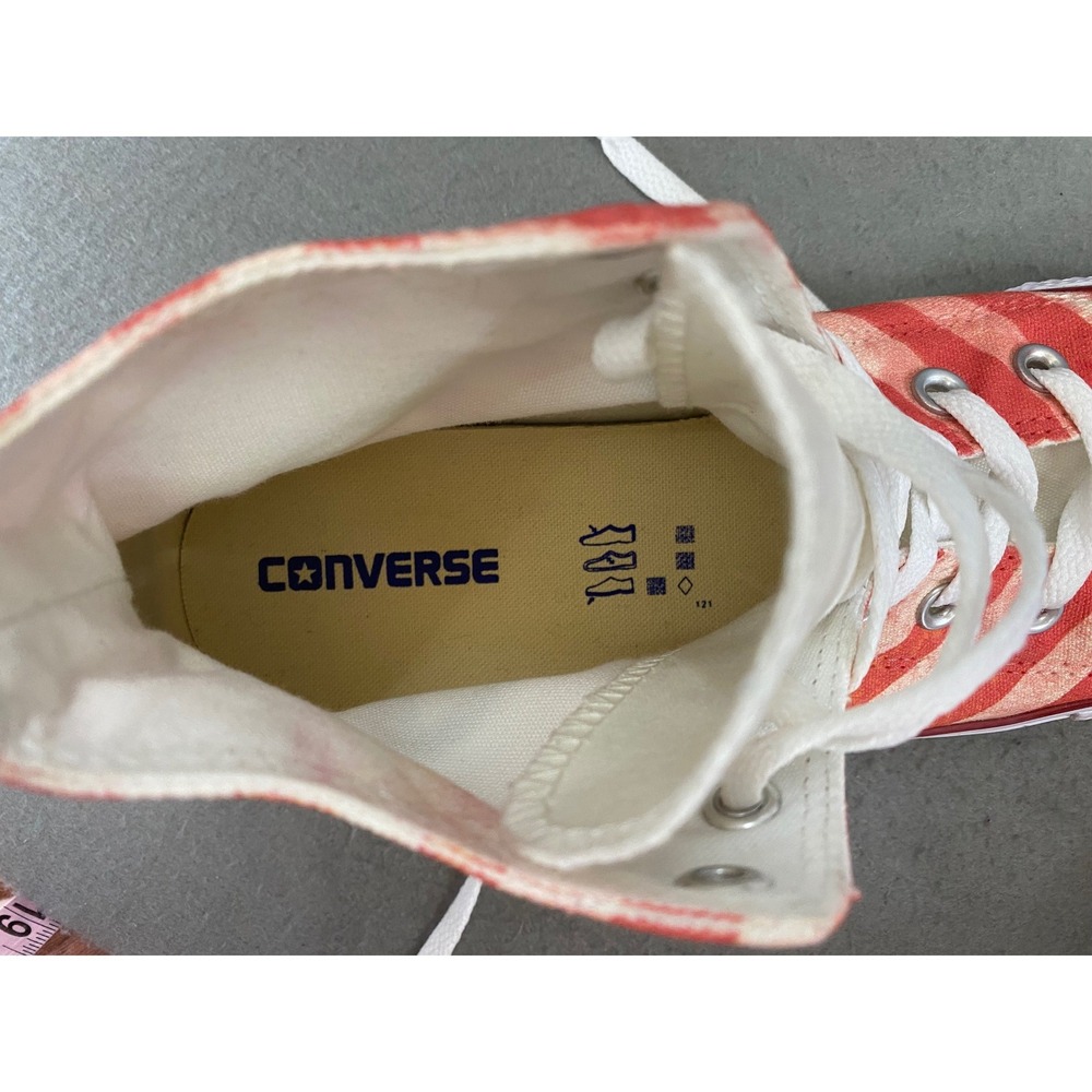 Converse Chuck Taylor All Star High Top The B-52s Band Red Swirl Mens 9 W 11 - Picture 7 of 10